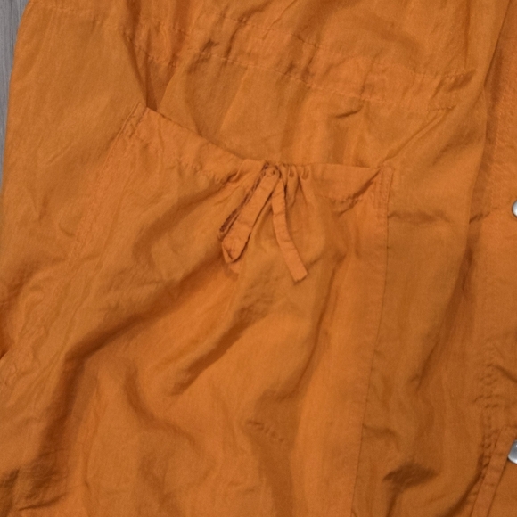 Vintage Oversized Foxrun Bright Orange Rain Jacket Sz M - Picture 3 of 9
